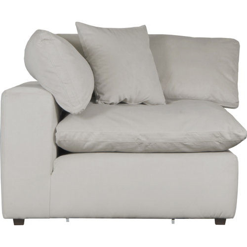 Beachcrest Home Barboza 8 Piece Upholstered Sectional Featuring Stain